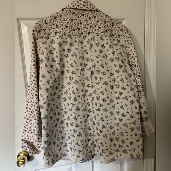 Sezane Will Jacket Patchwork Mini Flowers - Size XL - Picture 5 of 6